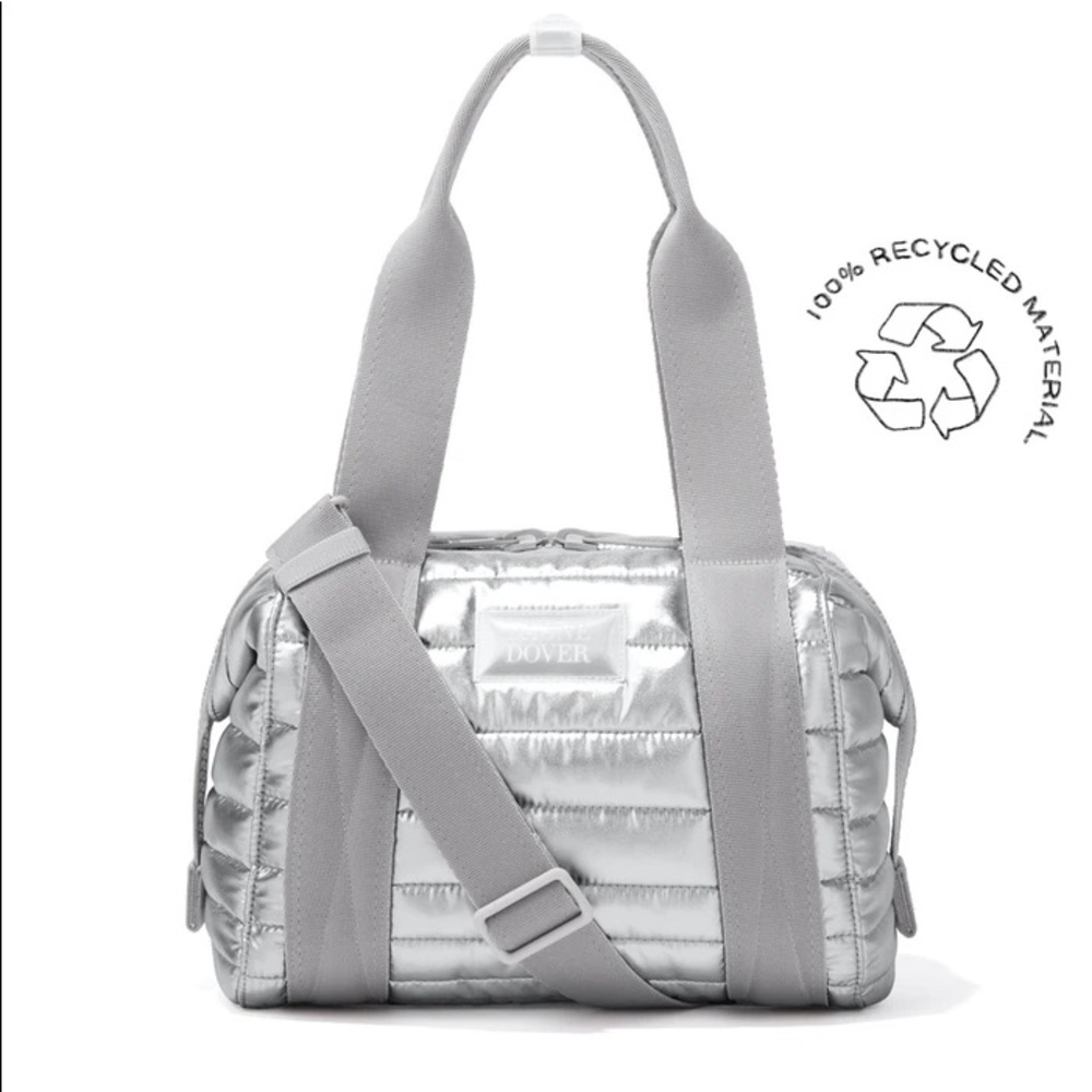EUC Dagne Dover Small Landon in Silver Puff
